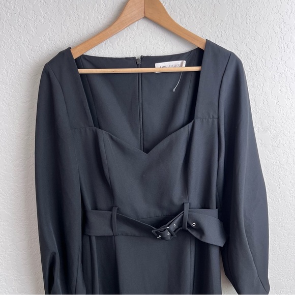 Fame And Partners The Maiden Dress Midi Sweetheart Sheath - Picture 4 of 14